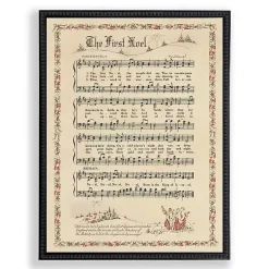 New The First Noel Christmas Hymn Wall Plaque Christmas Art & Wall Decor
