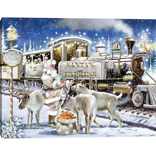 Clearance The North Pole Canvas Art Print Christmas Art & Wall Decor