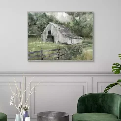 Kirklands Home Canvas Art|The Old Barn Framed Canvas Art Print