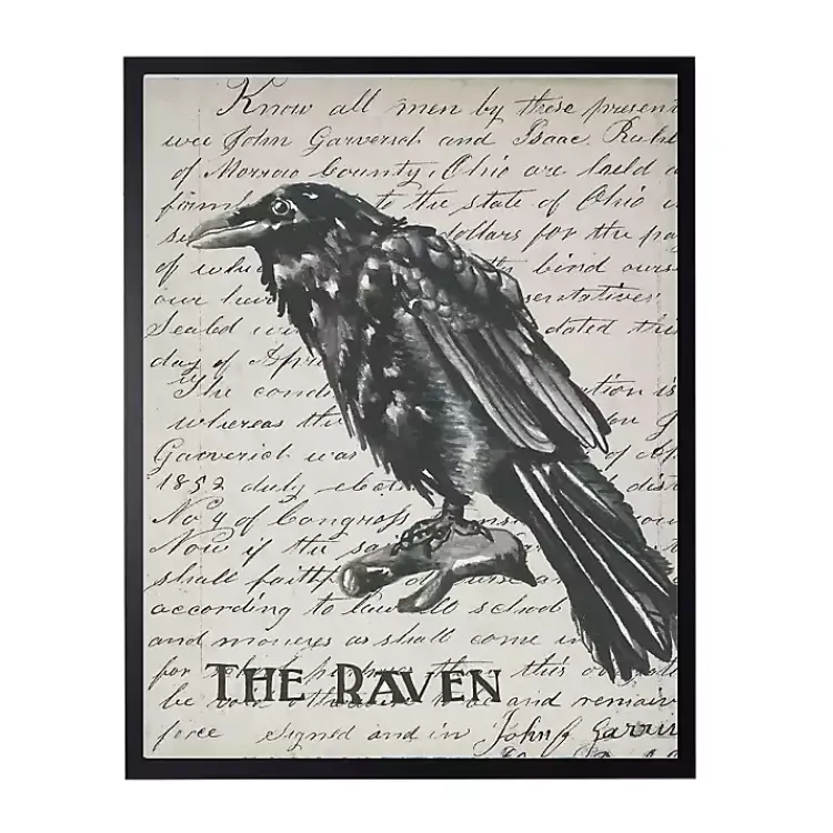 Discount The Raven Framed Halloween Wall Art Halloween