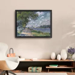 Kirklands Home Canvas Art|The Seine at Argenteuil Framed Canvas Art Print