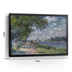 Kirklands Home Canvas Art|The Seine at Argenteuil Framed Canvas Art Print