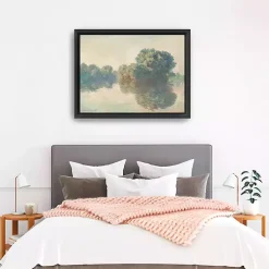 Kirklands Home Canvas Art|The Seine at Giverny Framed Canvas Art Print