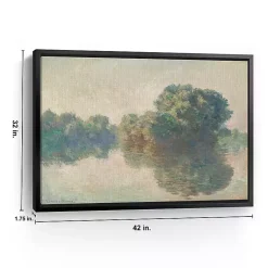 Kirklands Home Canvas Art|The Seine at Giverny Framed Canvas Art Print