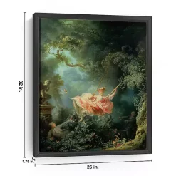 Kirklands Home Canvas Art|The Swing Framed Canvas Art Print Green