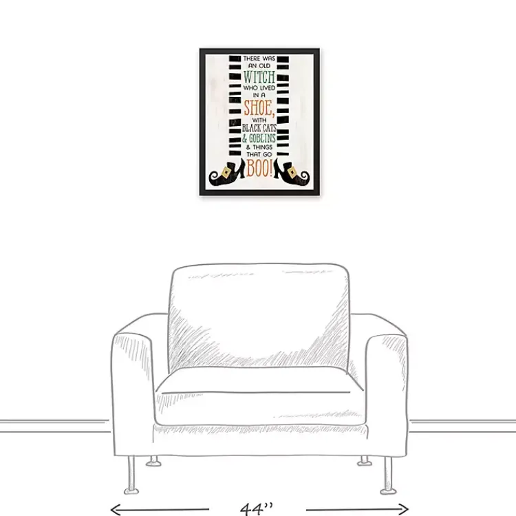 Hot There Was An Old Witch Halloween Plaque Halloween