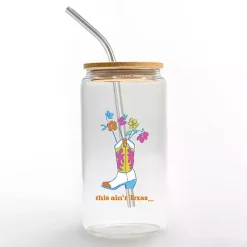 Kirklands Home Glassware & Drinkware|This Ain't Texas Glass Tumbler