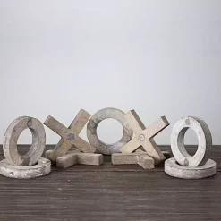 Hot Tic Tac Toe Wood and Metal Magnetic Memo Board Memo & Chalkboards