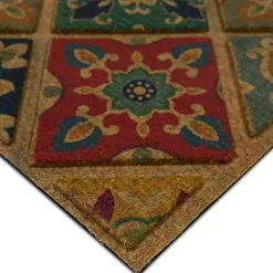 Kirklands Home Doormats|Tile Garden Welcome Doormat