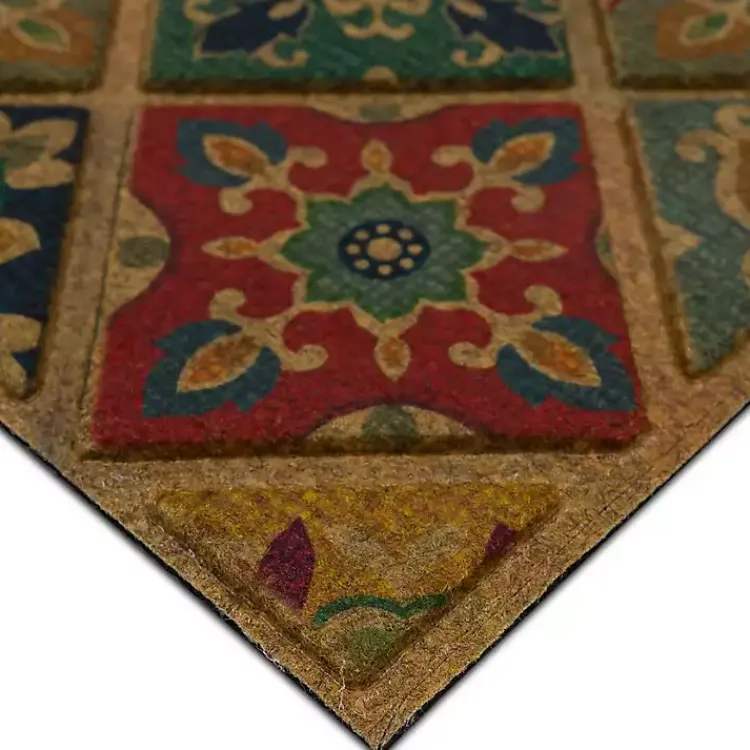 Kirklands Home Doormats|Tile Garden Welcome Doormat