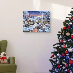 New Tinsel Town Canvas Art Print Christmas Art & Wall Decor