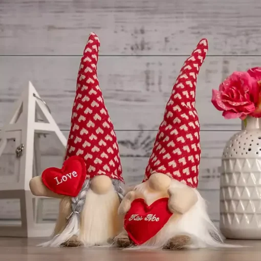 Clearance Tiny Hearts LED Love Valentine Gnome Valentines Day Decorations