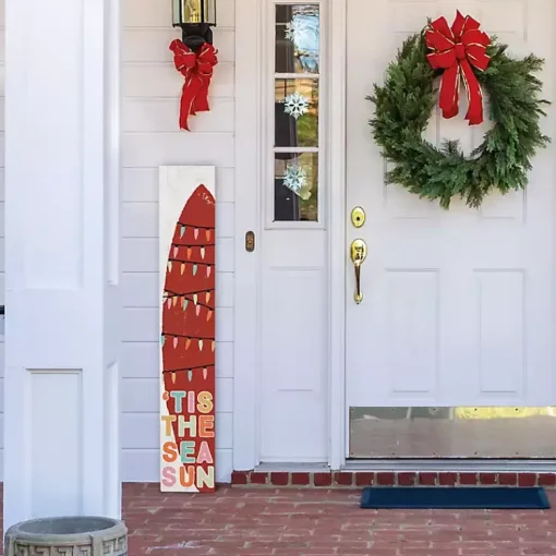 Online Tis the Sea Sun Porch Board Outdoor Christmas Decorations