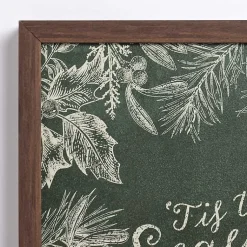 Discount Tis the Season to be Jolly Framed Wall Plaque Christmas Art & Wall Decor