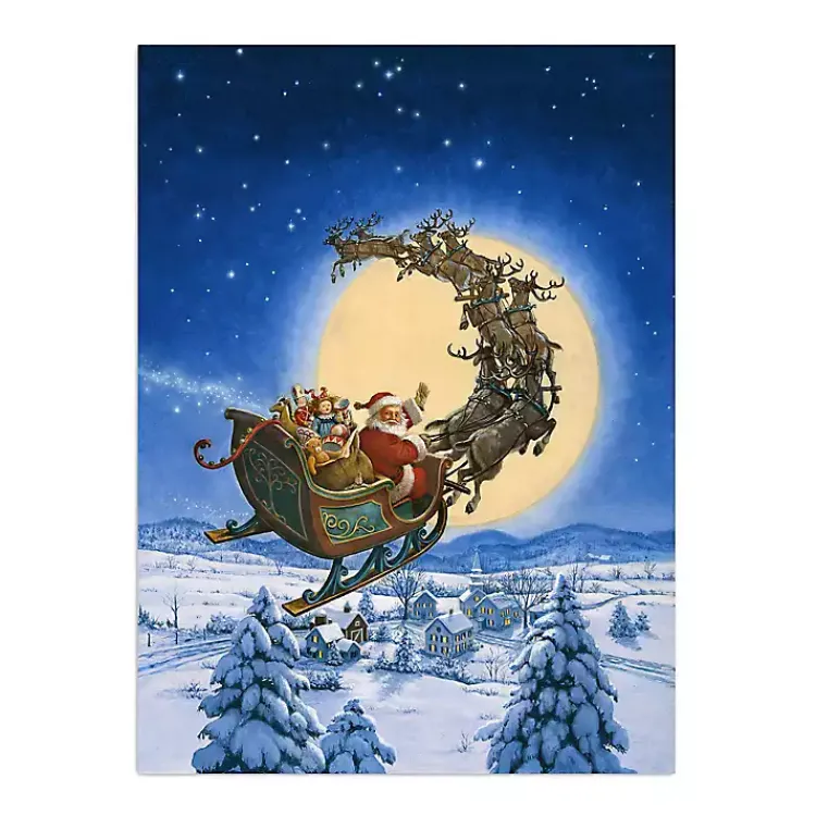 Outlet To All A Good Night Canvas Art Print Christmas Art & Wall Decor