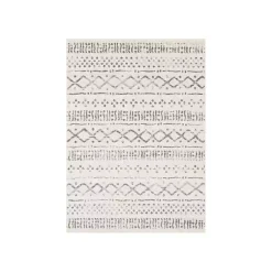 Kirklands Home Area Rugs|Toasted Brown Abstract Diamond Area Rug, 5x7