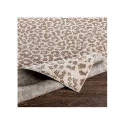 Kirklands Home Area Rugs|Toasted Brown Cheetah Print Area Rug, 5x7