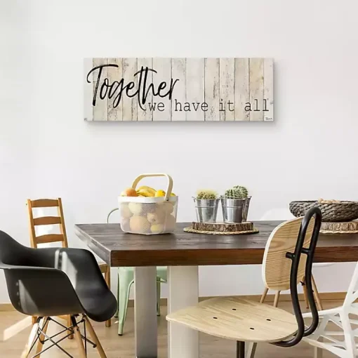 Kirklands Home Wall Quotes & Signs|Together Canvas Art Print
