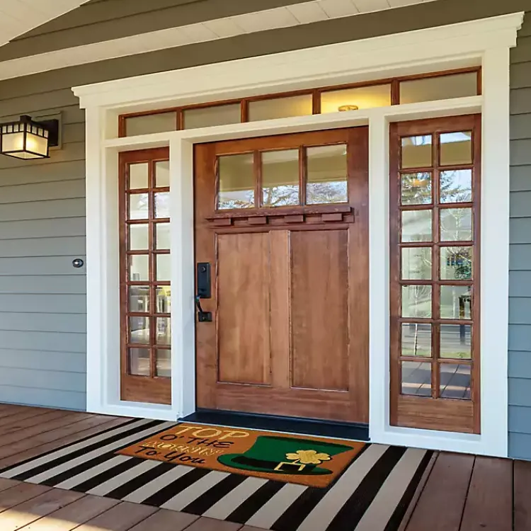 Hot Top O' the Morning to You Doormat St Patricks Day Decorations