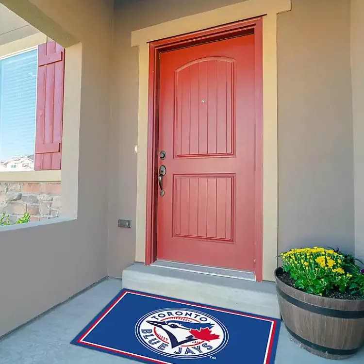 Kirklands Home Area Rugs|Toronto Blue Jays Spirit Rug, 3x4