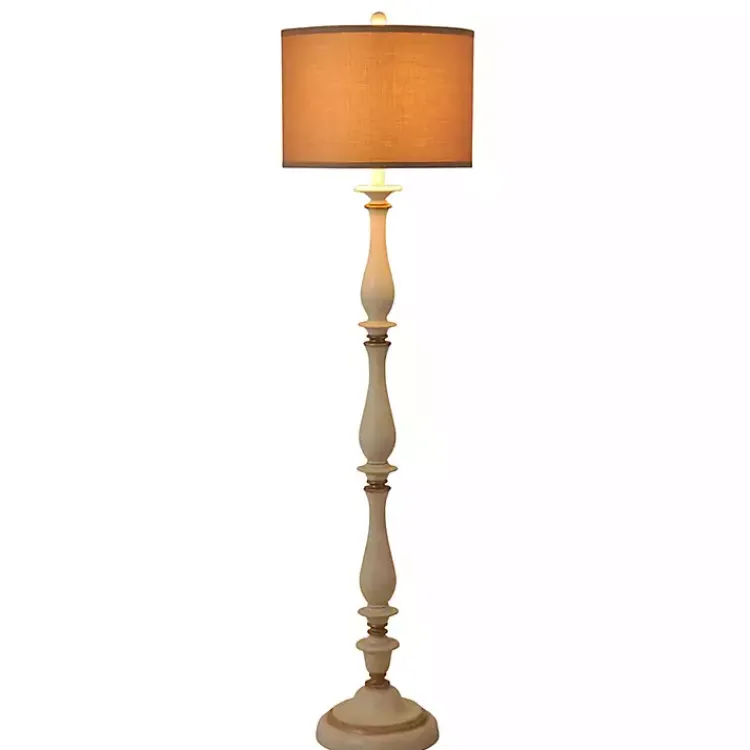 Kirklands Home Floor Lamps|Traditional Marseilles Floor Lamp Tan