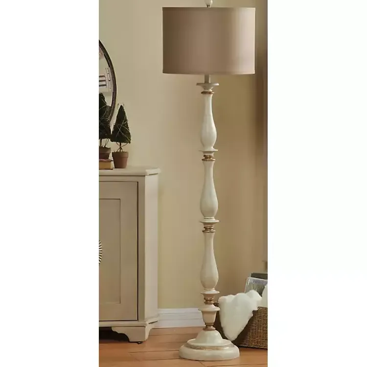 Kirklands Home Floor Lamps|Traditional Marseilles Floor Lamp Tan