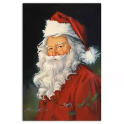 New Traditional Santa Claus Canvas Art Print Christmas Art & Wall Decor