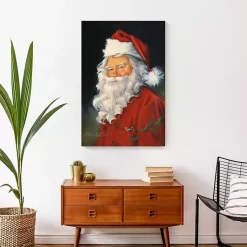 New Traditional Santa Claus Canvas Art Print Christmas Art & Wall Decor