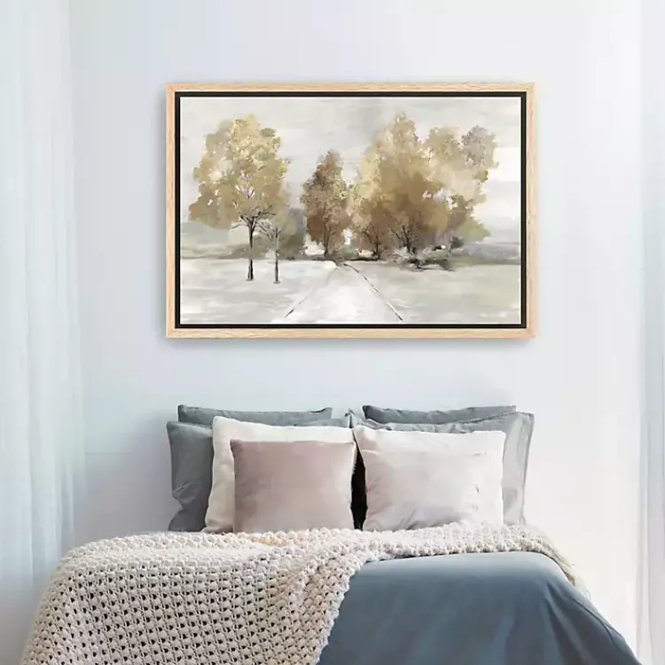 Kirklands Home Canvas Art|Trail Under the Trees Framed Canvas Art Print