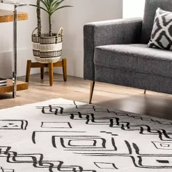 Kirklands Home Area Rugs|Transitional Moroccan Washable Area Rug, 4x6