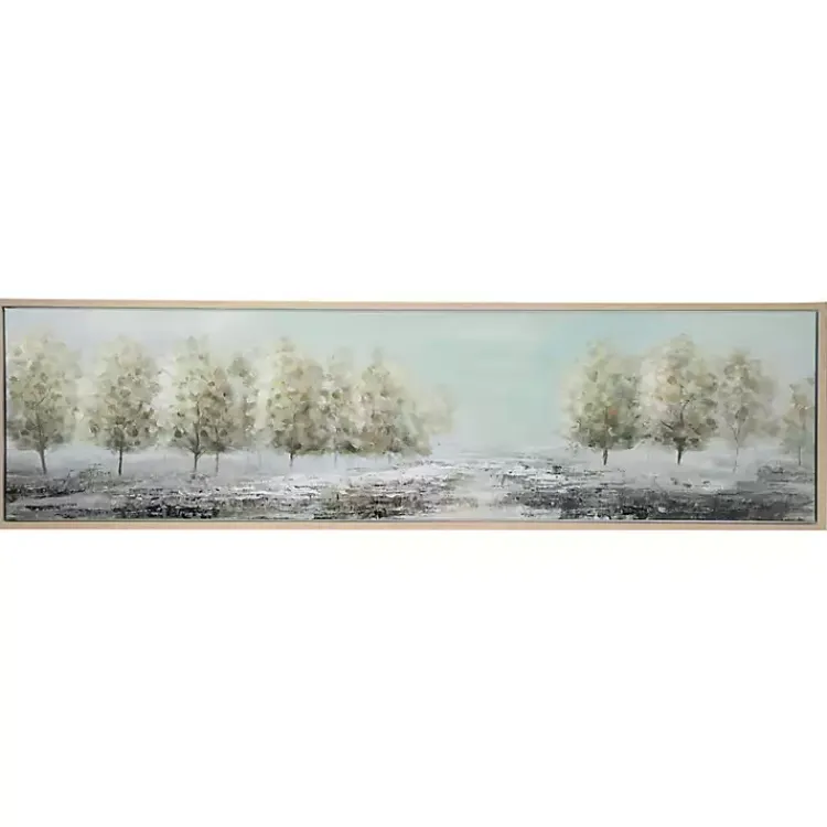 Kirklands Home Framed Art|Tree Line Landscape Framed Canvas Art Print