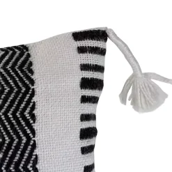 Kirklands Home Outdoor Cushions & Pillows|Tribal Stripe Tassel Outdoor Lumbar Pillow