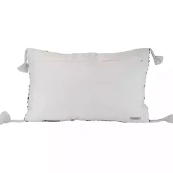 Kirklands Home Outdoor Cushions & Pillows|Tribal Stripe Tassel Outdoor Lumbar Pillow