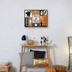 Clearance Trick or Treat Collage Canvas Art Print Halloween