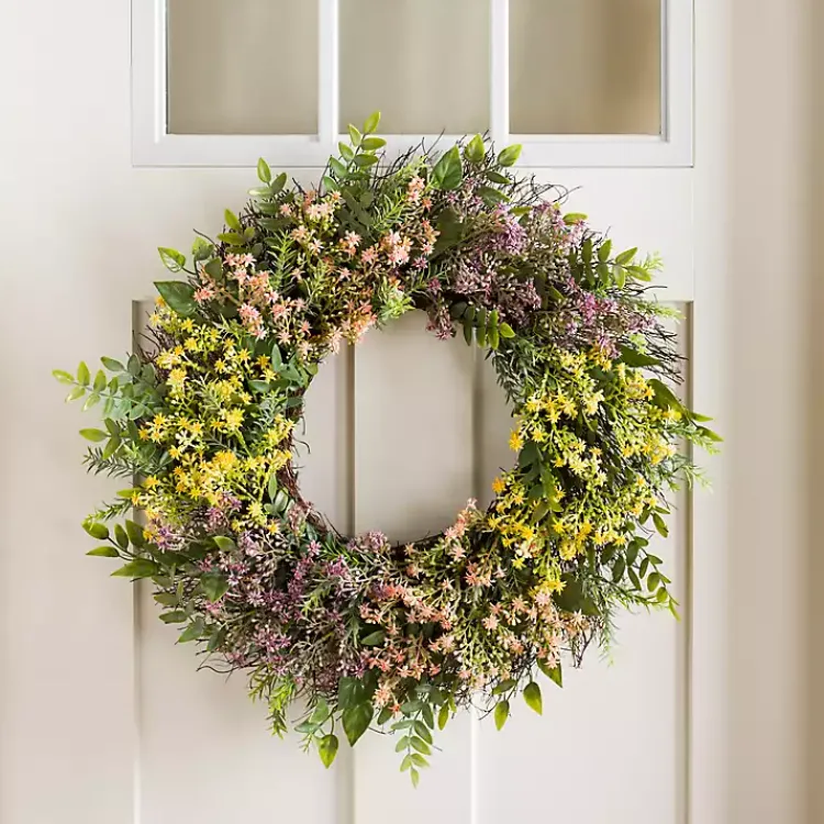 Tricolor Caspia Mix Wreath Wreaths