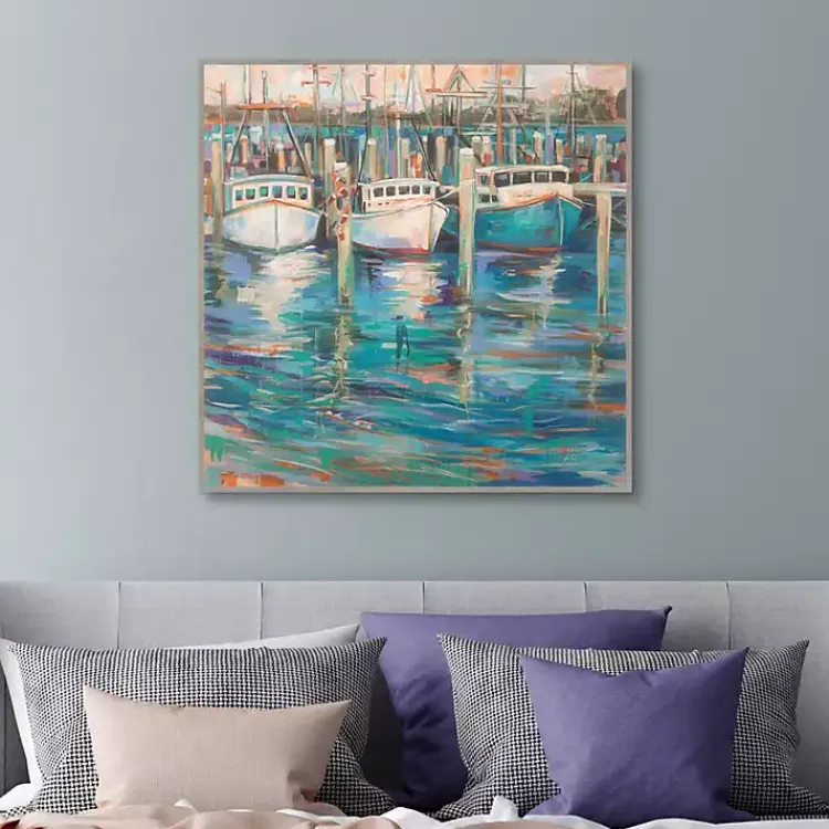 Kirklands Home Canvas Art|Trio Light Framed Canvas Art Print