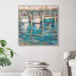 Kirklands Home Canvas Art|Trio Light Framed Canvas Art Print