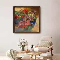 Kirklands Home Canvas Art|Trois Rouges Framed Canvas Art Print