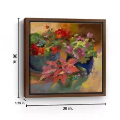 Kirklands Home Canvas Art|Trois Rouges Framed Canvas Art Print