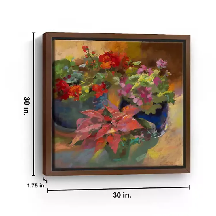 Kirklands Home Canvas Art|Trois Rouges Framed Canvas Art Print