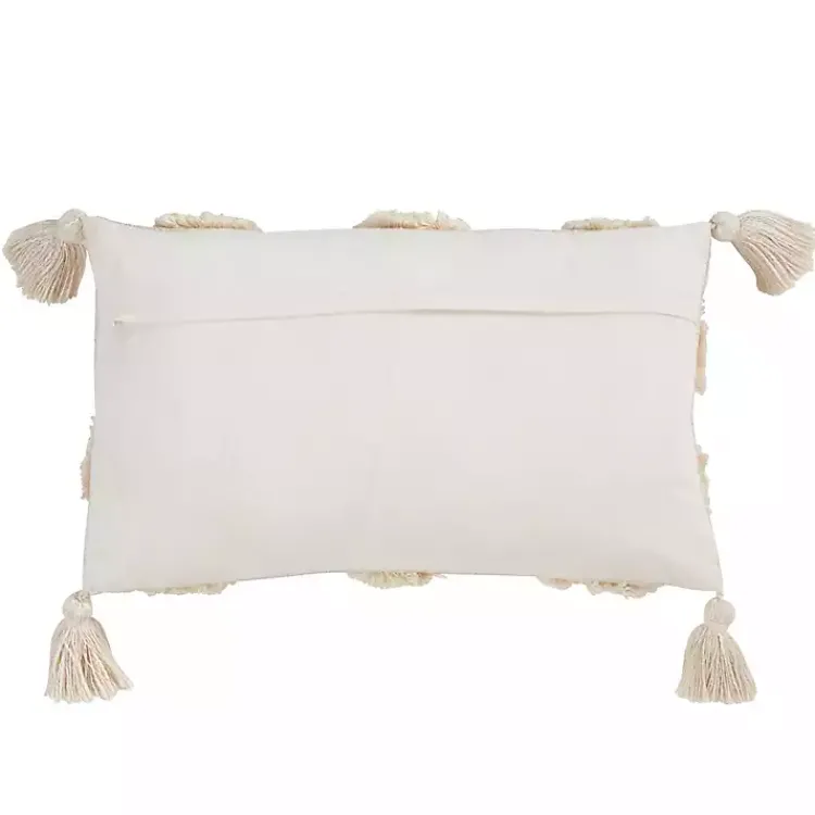 New Tufted Cream Diamond Throw Pillow Pillows