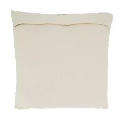 Tufted Geo Boarder Cotton Throw Pillow Pillows