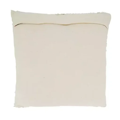Tufted Geo Boarder Cotton Throw Pillow Pillows
