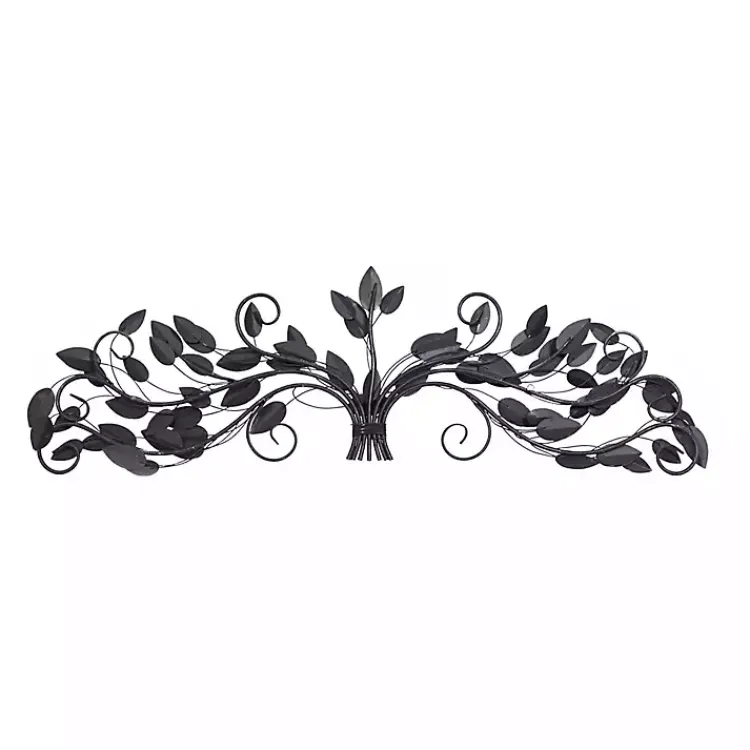 Kirklands Home Wall Plaques|Turquoise Bronze Distressed Iron Vine Wall Plaque Brown
