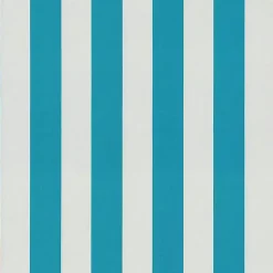 Kirklands Home Outdoor Cushions & Pillows|Turquoise Cabana Stripes Outoor Chaise Cushion