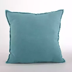 New Turquoise Fringed Edge Pillow Pillows
