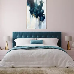 Kirklands Home Canvas Art|Turquoise Glimmer Framed Canvas Art Print