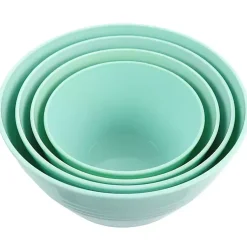 Kirklands Home Kitchen Storage|Turquoise Martha Stewart 8-pc. Storage Bowls Blue