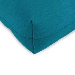 Kirklands Home Outdoor Cushions & Pillows|Turquoise Tufted Outdoor Chair Cushions, Set of 2 Blue