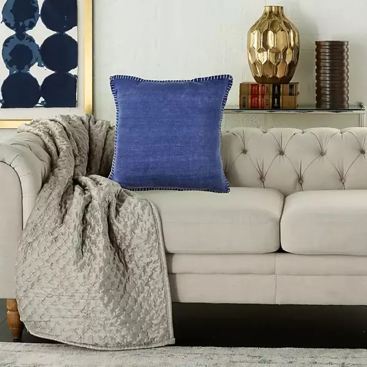 Sale Twilight with Embroidered Edge Pillow, 24 in. Pillows